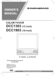 Durabrand DCC1303 User's Manual
