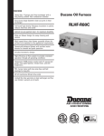 Ducane (HVAC) RLHF-R80C User's Manual