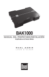 Dual BAK1000 User's Manual