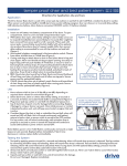 Drive Medical Design Medical Alarms 13605 User's Manual