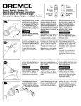 Dremel 575 User's Manual