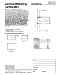 Draper Video Conferencing Camera Box None User's Manual