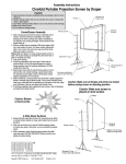 Draper Cinefold User's Manual