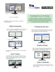 DoubleSight Displays DoubleSight DS-1700 User's Manual