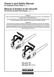 Dolmar PS-3410 User's Manual