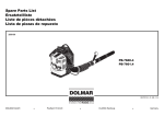 Dolmar PB-7601.4 User's Manual