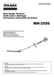 Dolmar MH-2556 User's Manual