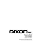 Dixon SpeedZTR 46BF User's Manual