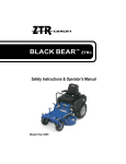 Dixon Black Bear 11249-0605 User's Manual