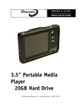 Directed Video Portable Media Player User's Manual