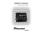 Directed Electronics 202 User's Manual