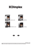 Dimplex Indoor Fireplace lee de luxe User's Manual