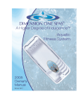 Dimension One Spas 01513-192 User's Manual