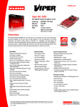 Diamond Multimedia Radeon HD 3850 User's Manual