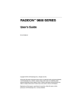Diamond Multimedia Radeon 9800 Series User's Manual