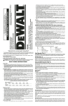 DeWalt D25404 Instruction Manual