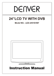 Denver LED-2451DVBT User's Manual