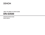 Denon DN-S3500 User's Manual