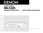 Denon DN-C635 User's Manual