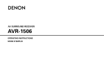 Denon AVR-1506 User's Manual