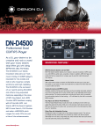 Denon DJ DN-D4500 User's Manual