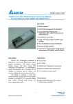 Delta Electronics SFBD-155E2J1RM User's Manual