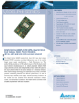 Delta Electronics Series Q48DR User's Manual