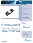 Delta Electronics Series E48SB User's Manual