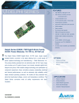 Delta Electronics Series E36SR User's Manual