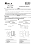 Delta Electronics DVPPS01 User's Manual