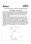 Delta Electronics VFD-PSD01 User's Manual