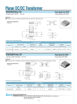 Delta Electronics Planar DC/DC Transformer EQ/EQ(Plate) 25 User's Manual