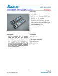 Delta Electronics 10GBASE-LRM User's Manual