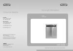 De'Longhi Dishwasher DEDW650S User's Manual