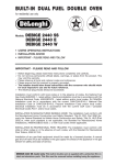 De'Longhi DEBIGE 2440 E User's Manual