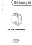 De'Longhi CTF2134C/S User's Manual
