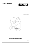 De'Longhi CC80 User's Manual