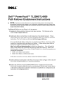 Dell PowerVault TL4000 Instruction Manual