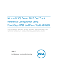 Dell PowerEdge R720 Reference Configuration