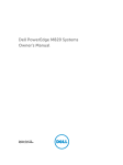 Dell PowerEdge M820 Owner's Manual