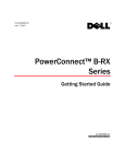 Dell PowerConnect B-RX Getting Started Guide