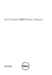 Dell Laptop M6600 User's Manual