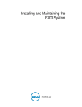 Dell Force10 E300 Installation Manual