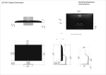 Dell S2715H Monitor Outline Drawing