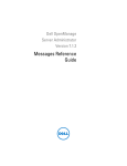 Dell OpenManage Server Administrator Managed Node for Fluid Cache for DAS Messages Reference Guide