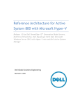 Dell Active System Manager Version 7.0 Reference Architecture