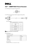 Dell 2400MP Projector Command Set Document