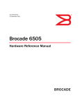 Dell Brocade 6505 Hardware Reference Manual