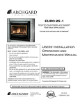 Delkin Devices Inc Indoor Fireplace EI - 25-1 User's Manual