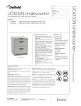 Delfield UC4532N User's Manual